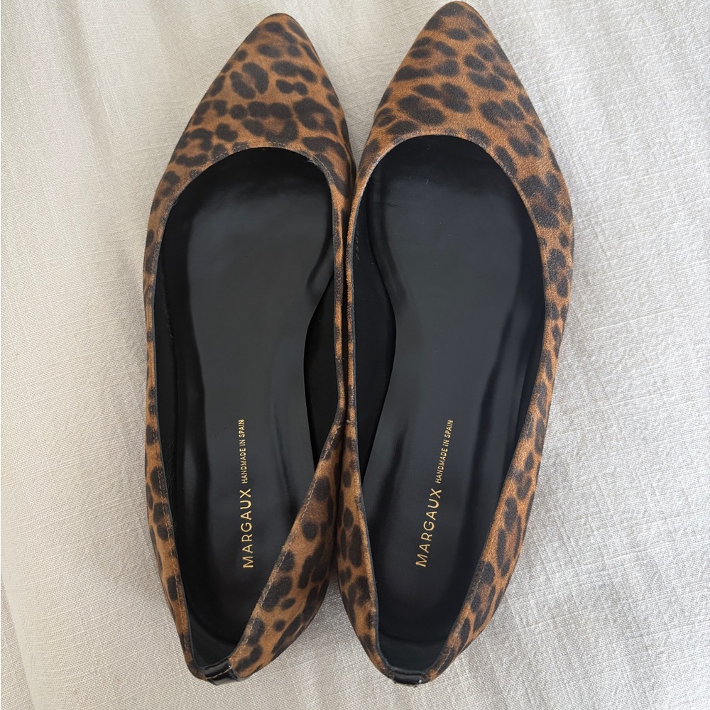 Margaux The Pointe - leopard suede